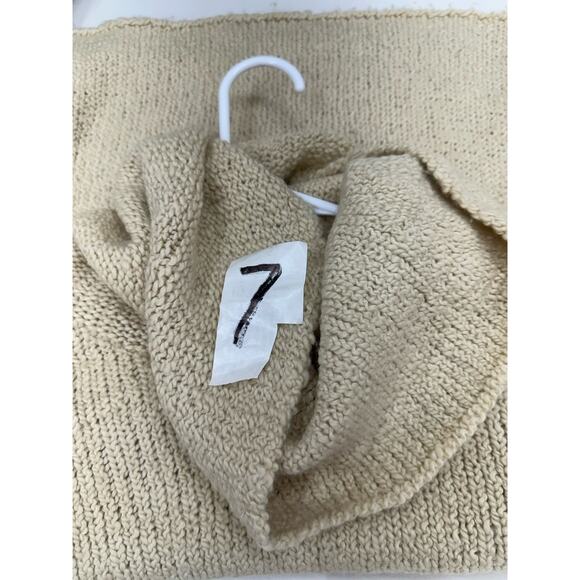 Eileen Fisher Womens Sweater Medium Tan Pullover Crowl Neck Merino Wool Camel - Picture 11 of 11